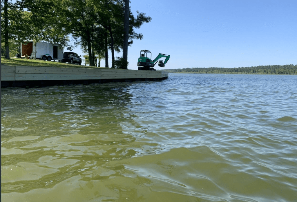 Bulkhead-Retaining-Wall-Lake-Conroe-Houston-Wexing-Group-2