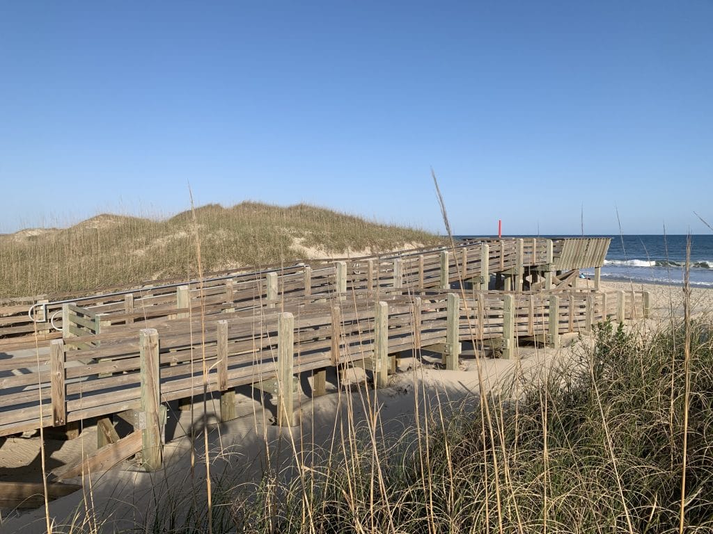 Buxton Beach Boardwalk Construction - Outer Banks North Carolina - 16