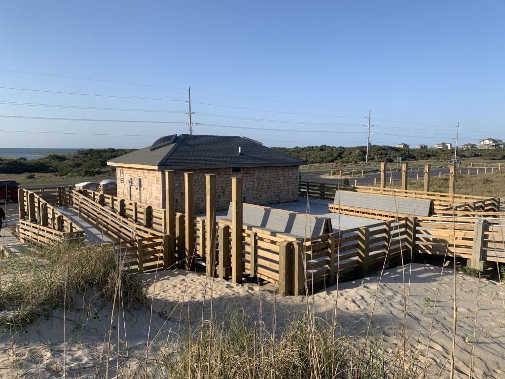 Buxton Beach Dune Boardwalk Construction - Outer Banks North Carolina - 17