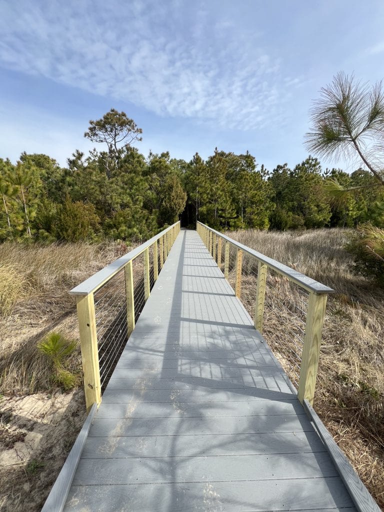 Cape Lookout Beach Boardwalk Construction - Outer Banks North Carolina - 6